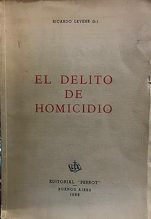 Imagen del vendedor de El delito de homicidio a la venta por Librera Monte Sarmiento