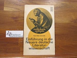 Image du vendeur pour Einfhrung in die neuere deutsche Literaturwissenschaft. Mit Beitr. von Horst Rdiger u. Peter Szondi u. Textbeisp. z. Geschichte d. dt. Philologie mis en vente par Antiquariat im Kaiserviertel | Wimbauer Buchversand