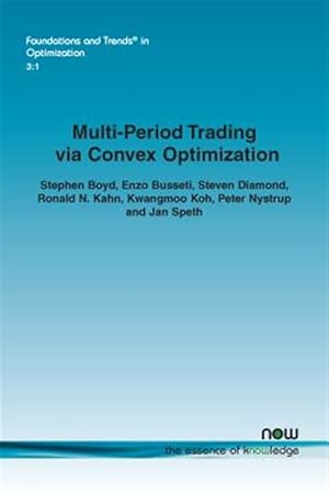 Immagine del venditore per Multi-period Trading Via Convex Optimization venduto da GreatBookPrices