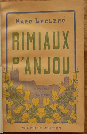 Imagen del vendedor de Rimiaux d'Anjou a la venta por Aberbroc