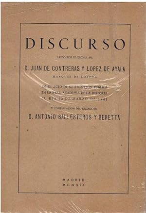 Seller image for Discurso for sale by Librera Dilogo