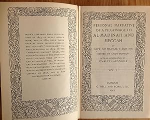 Personal narrative of a pilgrimage to Al Madina and Meccah. Two volumes.