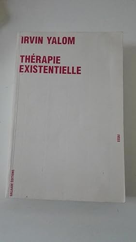 Image du vendeur pour Thrapie existentielle mis en vente par Librairie Sabine Leschevin
