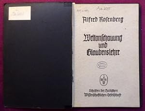 Weltanschauung und Glaubenslehre (Vortrag am 4. November 1938 a.d. Martin Luther Universität Halle)