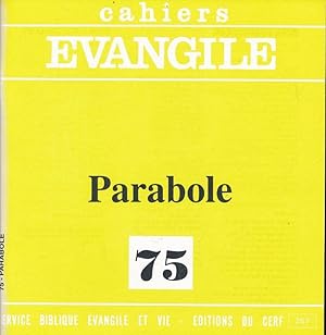 Imagen del vendedor de Parabole a la venta por LIBRAIRIE GIL-ARTGIL SARL