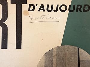 Art d'Aujourd'hui Numero 6 Juin 1951. La Peinture Aux Etats-Unis. Signed By Lorser Feitelson.
