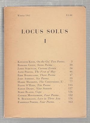 Bild des Verkufers fr Locus Solus I (Winter 1961) zum Verkauf von Old Book Shop of Bordentown (ABAA, ILAB)