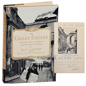 Imagen del vendedor de The Great Escape: Nine Jews Who Fled Hitler and Changed the World (Signed First Edition) a la venta por Jeff Hirsch Books, ABAA