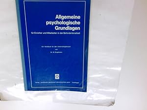 Allgemeine psychologische Grundlagen