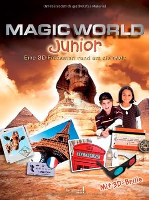 Image du vendeur pour Magic World Junior : eine 3D-Fotosafari rund um die Welt. [Autorin: Ingrid Peia. Projektleitung: Michaela Raloff] / Bertelsmann Junior! mis en vente par Antiquariat Buchhandel Daniel Viertel