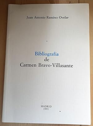 BIBLIOGRAFÍA DE CARMEN BRAVO-VILLASANTE