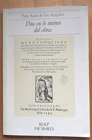 Seller image for DIOS EN LO NTIMO DEL ALMA for sale by Itziar Arranz Libros & Dribaslibros