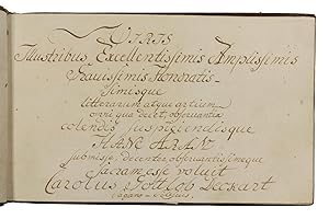 Seller image for Album amicorum des Carl Gottlob Deckart (1746-1827). for sale by Antiquariat INLIBRIS Gilhofer Nfg. GmbH