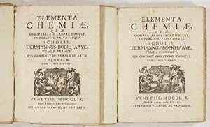 Elementa chemiae, quae anniversario labore docuit, in publicis, privatisque, scholis, Hermannus B...