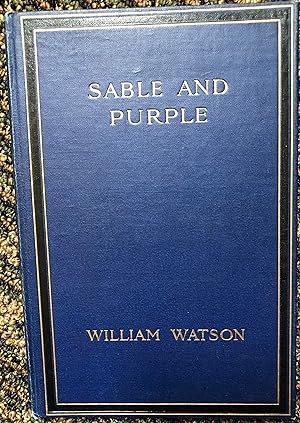 Sable And Purple With Other Poems