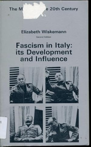 Imagen del vendedor de Fascism in Italy : Its Development and Influence a la venta por Librairie Le Nord