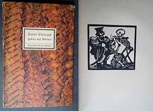 Image du vendeur pour Kleine Fabeln und Mrchen. Nacherzhlt von C. K. Roellinghoff. Mit zehn Originalholzschnitten von Josef Huber. mis en vente par Treptower Buecherkabinett Inh. Schultz Volha