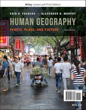 Imagen del vendedor de Human Geography : People, Place, and Culture a la venta por GreatBookPrices