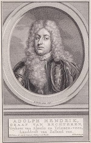 Seller image for Adolph Hendrik, Graaf van Rechteren." - Adolf Hendrik van Rechteren (1656-1731) Almelo Portrait for sale by Antiquariat Steffen Vlkel GmbH