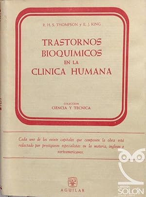 Trastornos Bioquímicos en la clínica humana