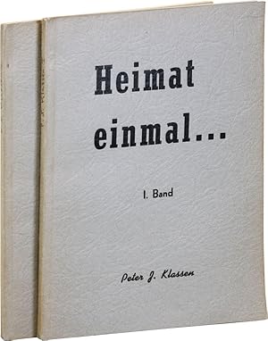 Seller image for Heimat Einmal. Eine Erzhlung aus Russlands Jngster Vergangenheit for sale by Lorne Bair Rare Books, ABAA