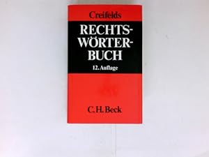 Bild des Verkufers fr Rechtswrterbuch : Hrsg. von Hans Kauffmann. Bearb.: Dieter Guntz . zum Verkauf von Antiquariat Buchhandel Daniel Viertel