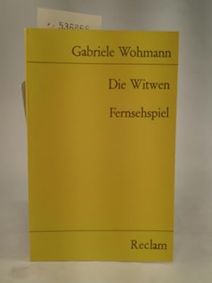 Seller image for Die Witwen oder eine vollkommene Lösung. for sale by ANTIQUARIAT Franke BRUDDENBOOKS