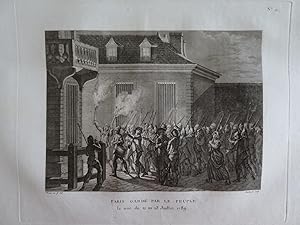 Tableaux historiques de la Révolution française. N°11) Paris gardé par le peuple