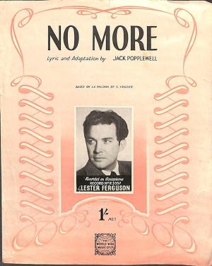 Imagen del vendedor de No More Recorded by Lester Ferguson a la venta por WeBuyBooks