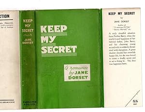 Seller image for Keep My Secret by Jane Dorset (First Edition) File Copy for sale by Heartwood Books and Art