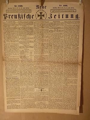 [REST DES ANGEBOTS DER BESTELL-NR. 23159:] Neue Preußische [Preussische] Zeitung [genannt: Kreuz-...