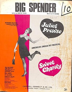 Bild des Verkufers fr Big Spender Juliet Prowse from Sweet Charity zum Verkauf von WeBuyBooks