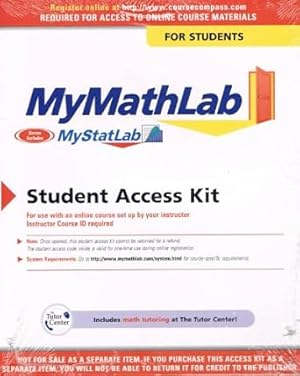 Seller image for MyMathLab: Student Access Kit for sale by BombBooks