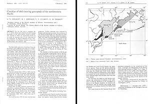 Imagen del vendedor de Checklist of shell-bearing gastropods of the northwestern Pacific. In 4to, offp., pp. 21 + 1 fig. Offprint from Ruthenica 11 a la venta por NATURAMA