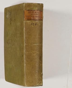 Bild des Verkufers fr Institutiones materiae medicae praelectionibus academicis accommodatae. zum Verkauf von Antiq. F.-D. Shn - Medicusbooks.Com