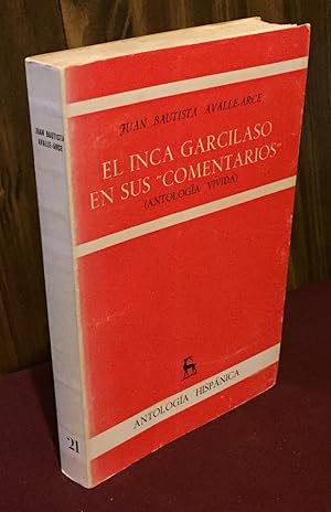 Seller image for El Inca Garcilaso en sus "comentarios" (Antologia vivida) for sale by Palimpsest Scholarly Books & Services