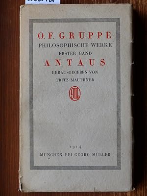 Bild des Verkufers fr Philosophische Werke. zum Verkauf von Michael Fehlauer - Antiquariat