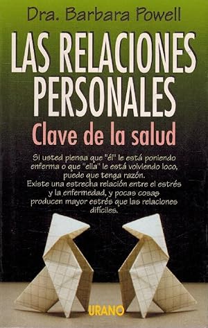 Seller image for Las Relaciones Personales (Spanish Edition) for sale by Von Kickblanc