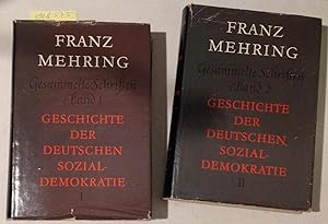 Immagine del venditore per Geschichte der deutschen Sozialdemokratie, Zwei Teile - Gesammelte Schriften Band, 1 & 2 venduto da Antiquariat Trger