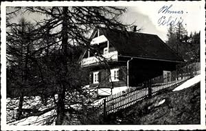 Foto Ansichtskarte / Postkarte Flattnitz Glödnitz in Kärnten, Blick auf ein Wohnhaus