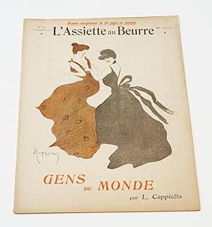 Seller image for L'Assiette au beurre. Gens du monde par L. Cappiello for sale by Librairie-Galerie Emmanuel Hutin