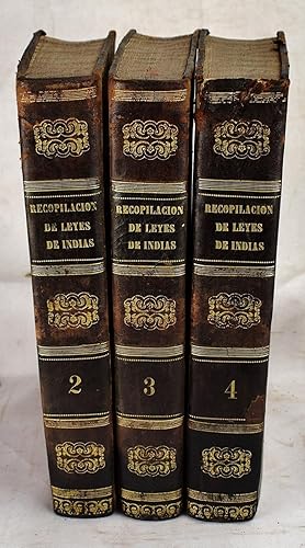 Recopilacion de leyes de los reynos de las Indias [3 volumes]