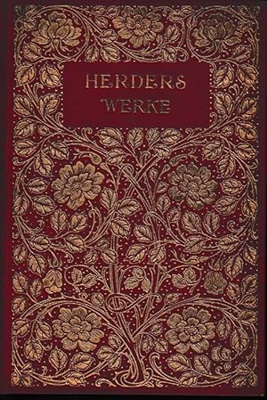 Imagen del vendedor de Herders Werke. Siebenter Teil ( Volkslieder) + Achter Teil (Der Cid). a la venta por Antiquariat Puderbach