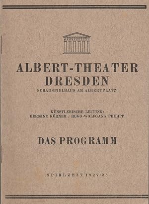 Programmheft DON GIL VON DEN GRÜNEN HOSEN Spielzeit 1927 / 28