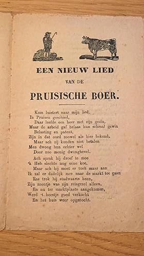 8 pages on one sheet with Nieuw Kermislied van 1891, Hard Gaat Ie (wijze: Nicolaas, ha ha). TOGET...