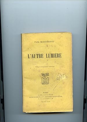 Bild des Verkufers fr L'AUTRE LUMIRE zum Verkauf von Librairie CLERC