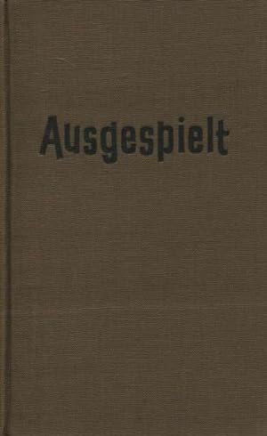 Seller image for Ausgespielt Roman for sale by Flgel & Sohn GmbH