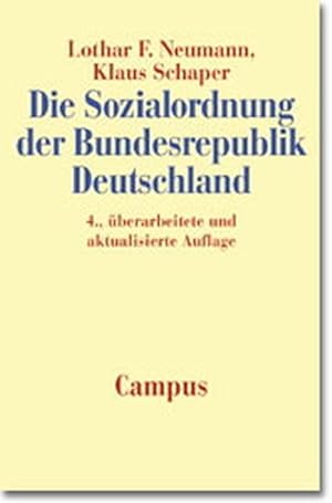 Bild des Verkufers fr Die Sozialordnung der Bundesrepublik Deutschland zum Verkauf von Gerald Wollermann