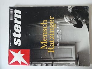 Bild des Verkufers fr Stern Nr. 18 v. 25.4.2005: Mensch Ratzinger. Unbekannte Einblicke in sein Leben. Zeitschrift zum Verkauf von Deichkieker Bcherkiste