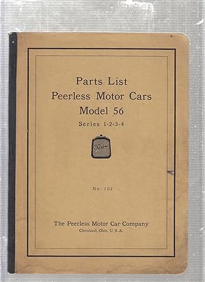 Immagine del venditore per Parts List Peerless Motor Cras Model 56 Series 1-2-3-4 venduto da Old Book Shop of Bordentown (ABAA, ILAB)